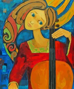 Woman Cello Art Paint By Numbers