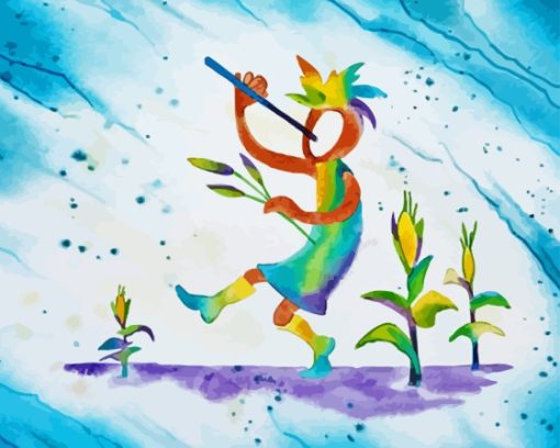 Aesthetic Kokopelli Paint By Numbers