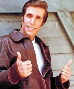 Arthur Herbert Fonzie Paint By Numbers