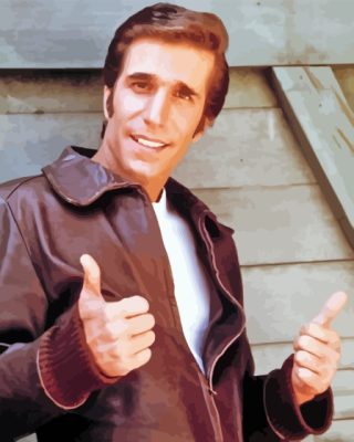 Arthur Herbert Fonzie Paint By Numbers