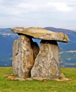 Basque Country Dolmen Of Merilles Paint By Numbers