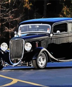 Black 33 Ford Paint By Numbers