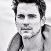 Black And White Matt Bomer Paint By Numbers