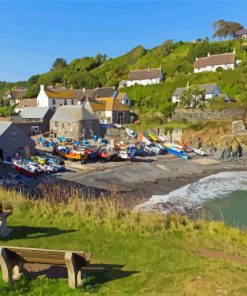 Cadgwith Village In England Paint By Numbers