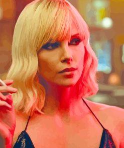 Charlize Theron In Atomic Blonde Paint By Numbers