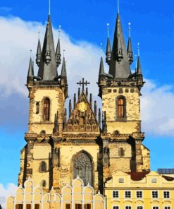 Church Of Our Lady Before Tyn Czechia Paint By Numbers