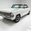 Classic White Chevrolet Nova Car Paint By Numbers