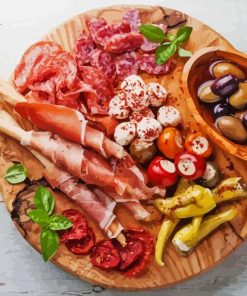 Cool Antipasto Paint By Numbers