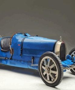 Cool Blue Bugatti Type 35 Paint By Numbers