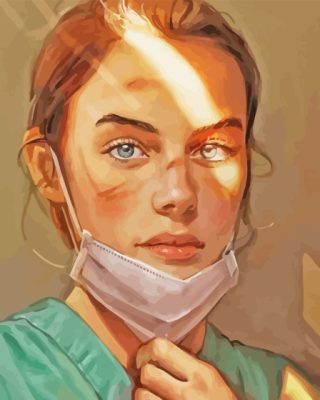 Cool Nurse Girl Paint By Numbers