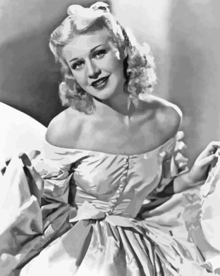 Cute Ginger Rogers Paint By Numbers