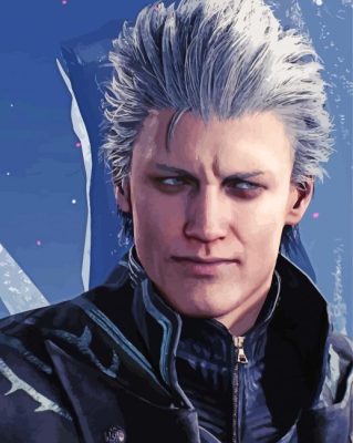 Devil May Cry Vergil Paint By Numbers