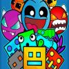 Geometry Dash Game Paint By Numbers