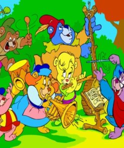 Gummi Bears Musicians Paint By Numbers