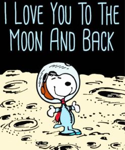 I Love You To The Moon And Back Paint By Numbers