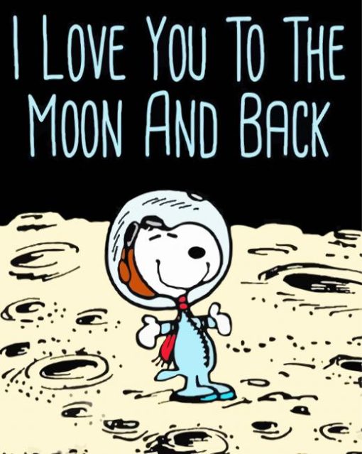 I Love You To The Moon And Back Paint By Numbers