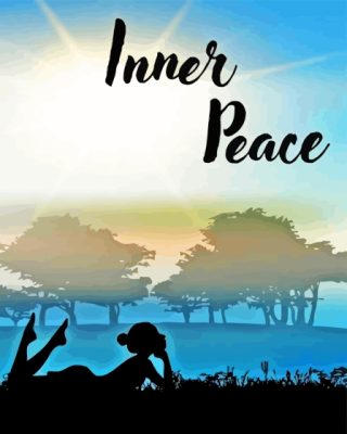 Inner Peace Silhouette Paint By Numbers