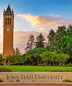 Iowa State University Ames Paint By Numbers