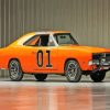 Orange Dukes Of Hazzard Car Paint By Numbers