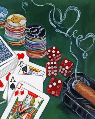 Poker Paint By Numbers