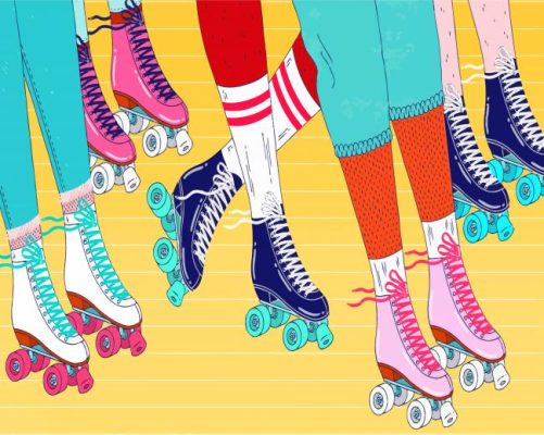 Roller Skating Paint By Numbers