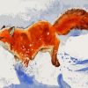 Running Fox Paint By Numbers