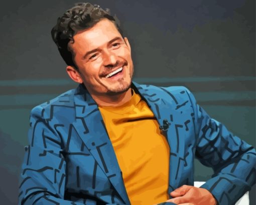 The Actor Orlando Bloom Paint By Numbers