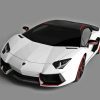 White Lamborghini Paint By Numbers