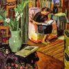 Woman Reading Book Vanessa Bell Paint By Numbers