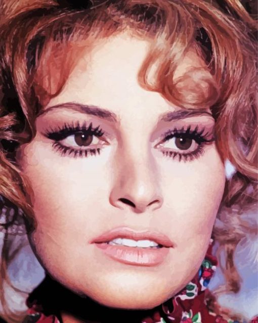 Young Raquel Welch Actress Paint By Numbers