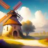 Aesthetic Windmill Paint By Numbers