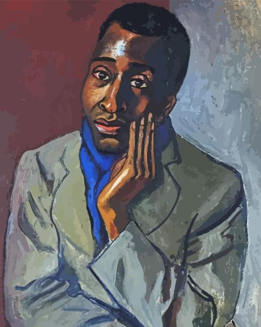 Alice Neel Black Man Paint By Numbers