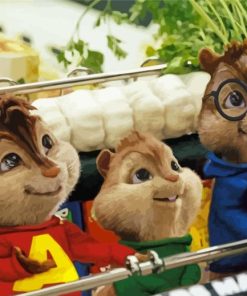 Alvin And The Chipmunks Movie Paint By Numbers