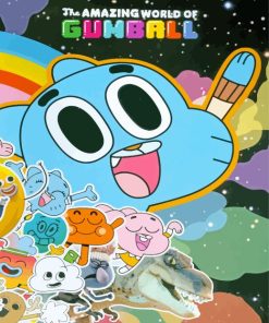 Amazing World Of Gumball Paint By Numbers