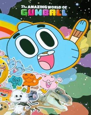 Amazing World Of Gumball Paint By Numbers