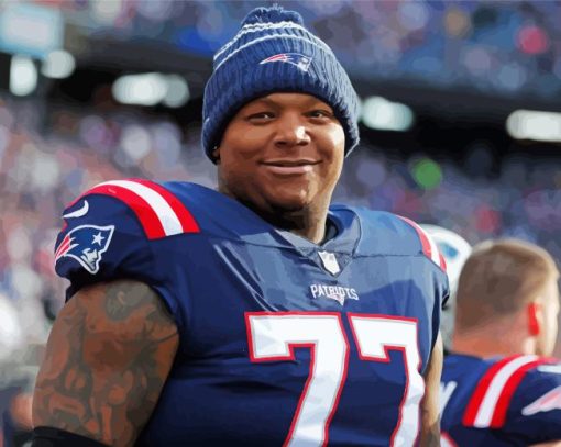 Offensive Tackle Trent Brown Paint By Numbers