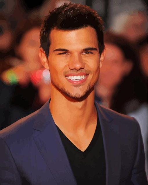 American Taylor Lautner Paint By Numbers