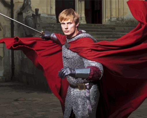 Arthur Pendragon Merlin Paint By Numbers