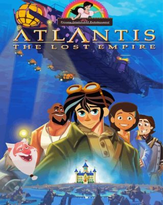 Atlantis The Lost Empire Movie Paint By Numbers