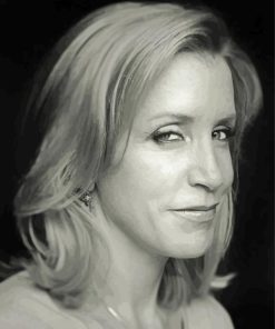 Black And White Felicity Huffman Paint By Numbers