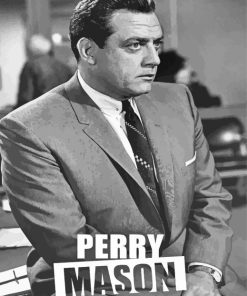 Perry Mason Poster Paint By Numbers