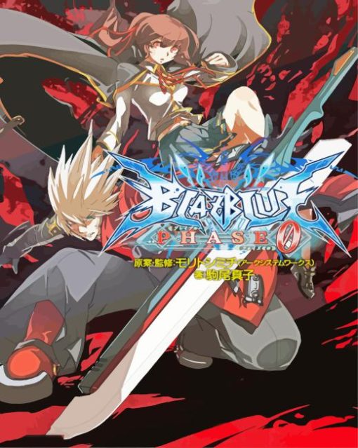 Blazblue Video Game Paint By Numbers