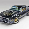 Burt Reynolds Pontiac Firebird Paint By Numbers