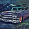 Cadillac 1959 Car Art Paint By Numbers