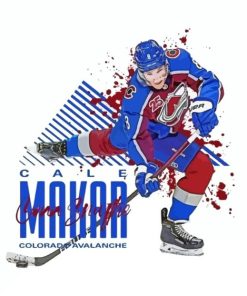 Cale Makar Player Art Paint By Numbers