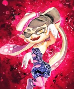 Callie Splatoon Paint By Numbers