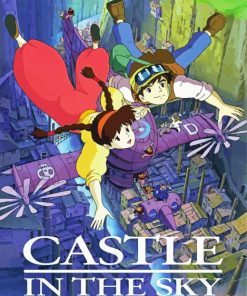 Castle In The Sky Movie Paint By Numbers