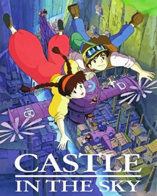 Castle In The Sky Movie Paint By Numbers