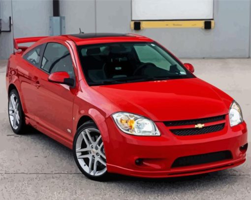 Chevrolet Cobalt Red Car Paint By Numbers