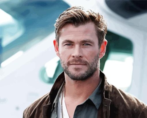 Chris Hemsworth Paint By Numbers